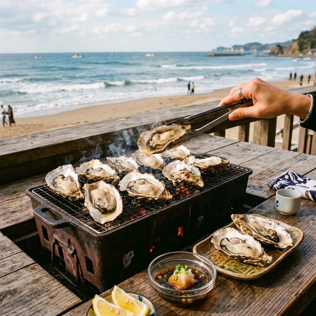 能登牡蠣 浜焼き