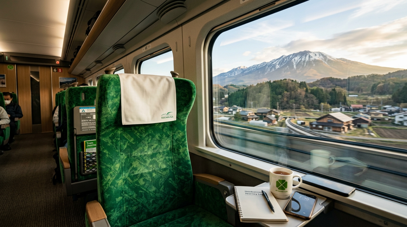 はやぶさで帰路