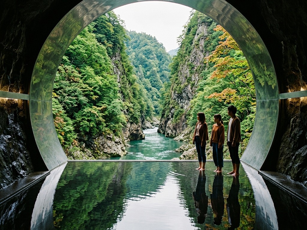 清津峡渓谷トンネル