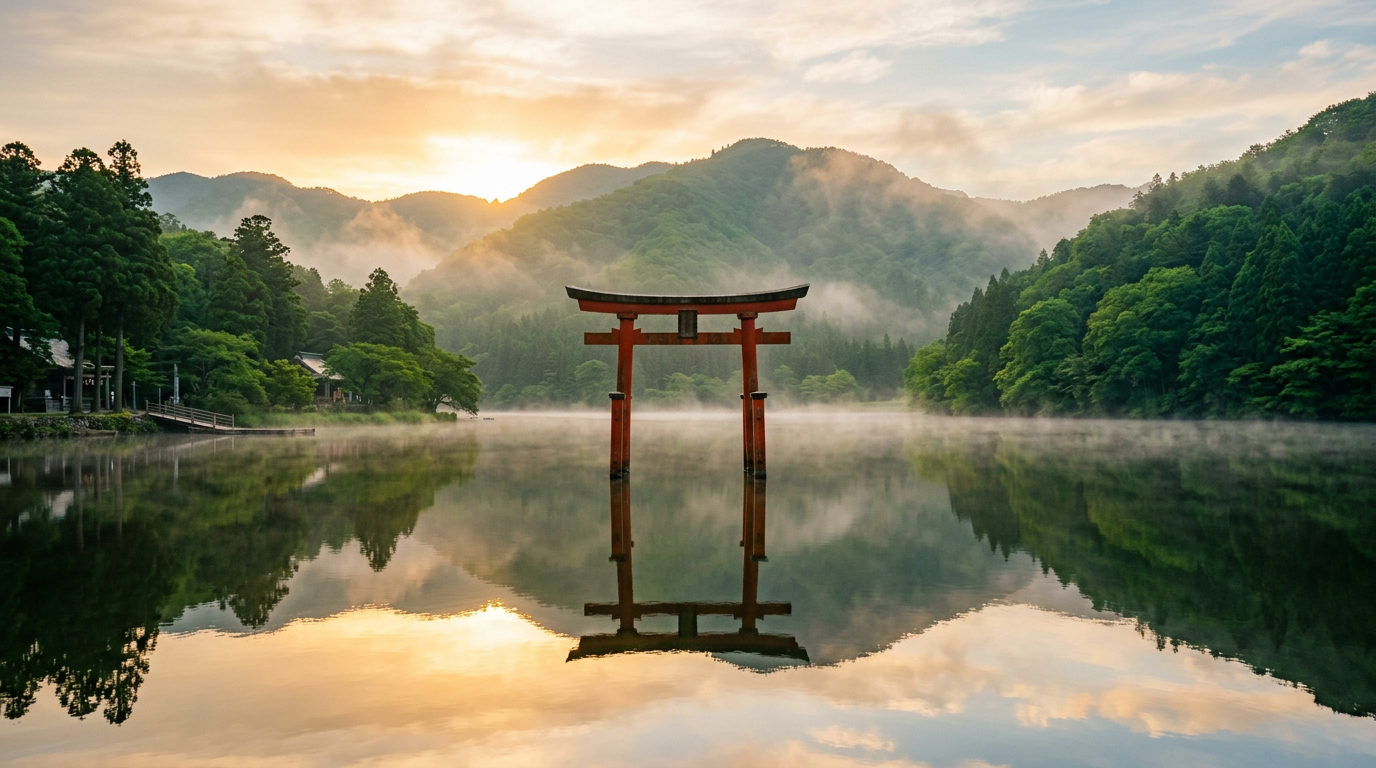 高瀧神社 高滝湖